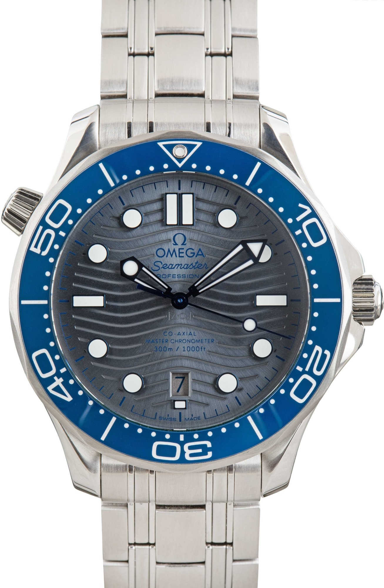 Omega Seamaster Diver 300M Slate Wave Dial