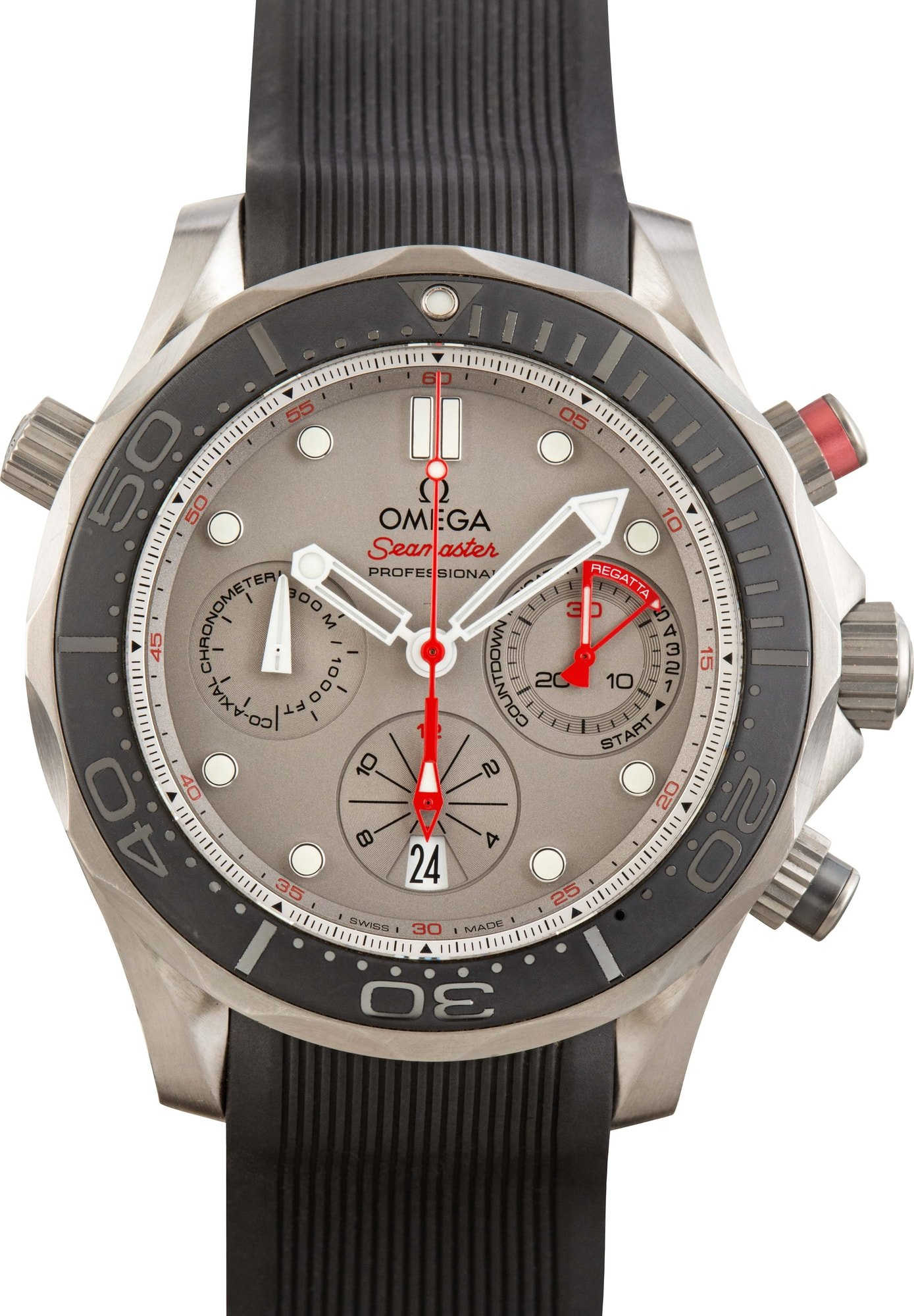 Pre-owned Omega Seamaster ETNZ Titanium