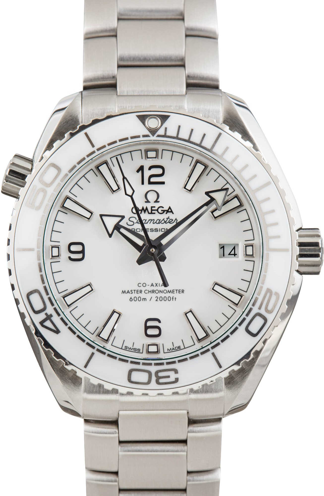 Omega Seamaster Planet Ocean 600M White Index Dial