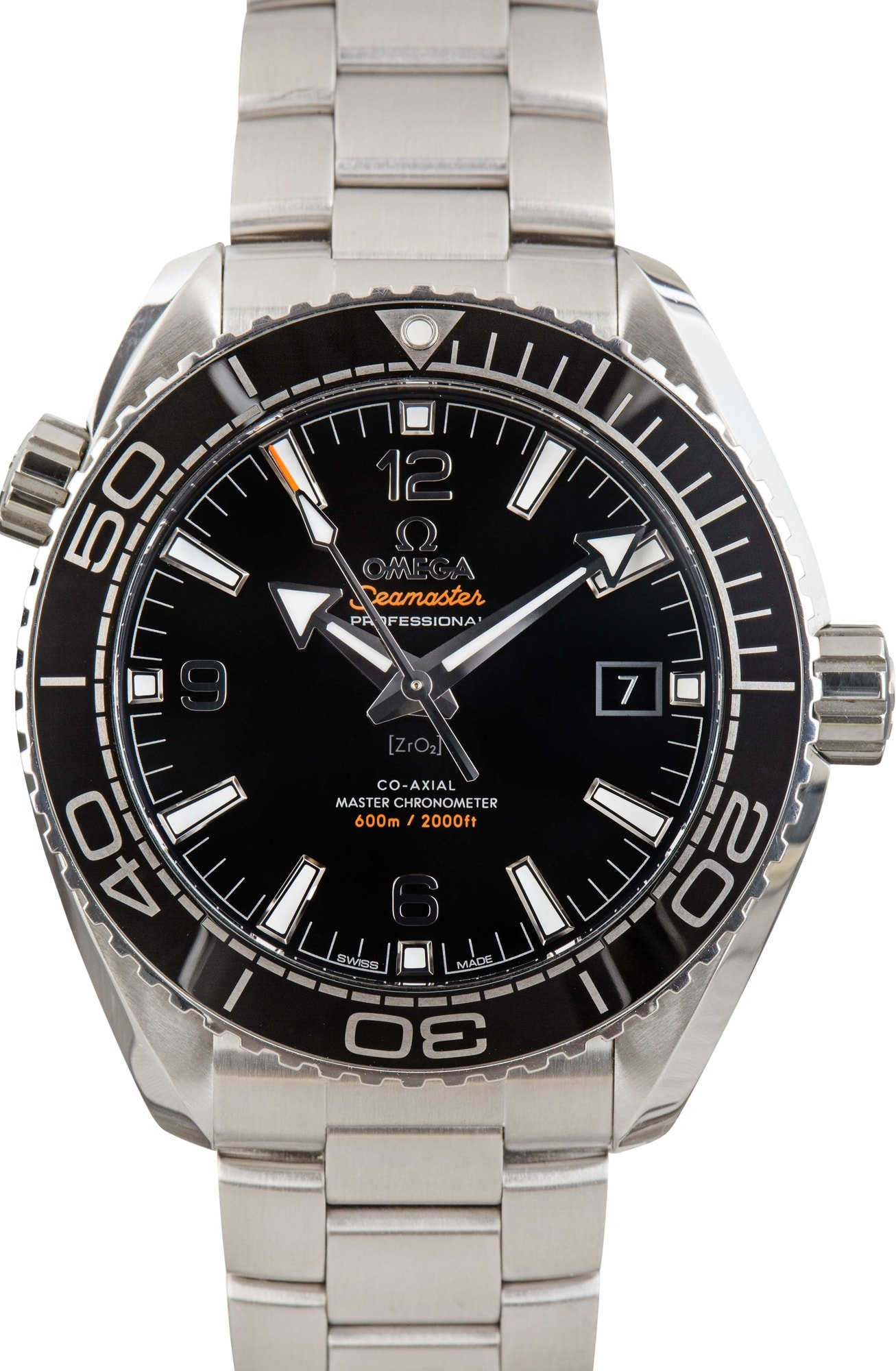 Omega Seamaster Planet Ocean Master Chronometer Black & Orange