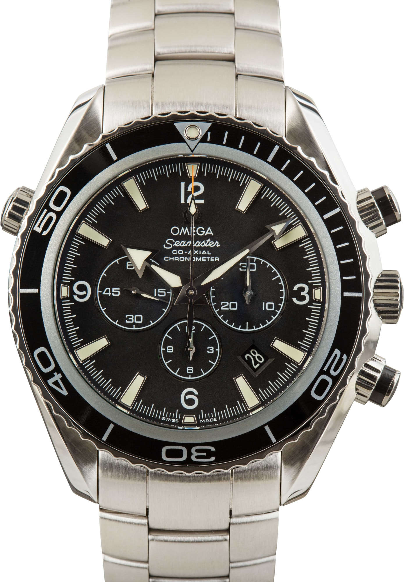 Buy Used OMEGA Seamaster Planet Ocean 2210.50.00 Bob s Watches Sku 166411