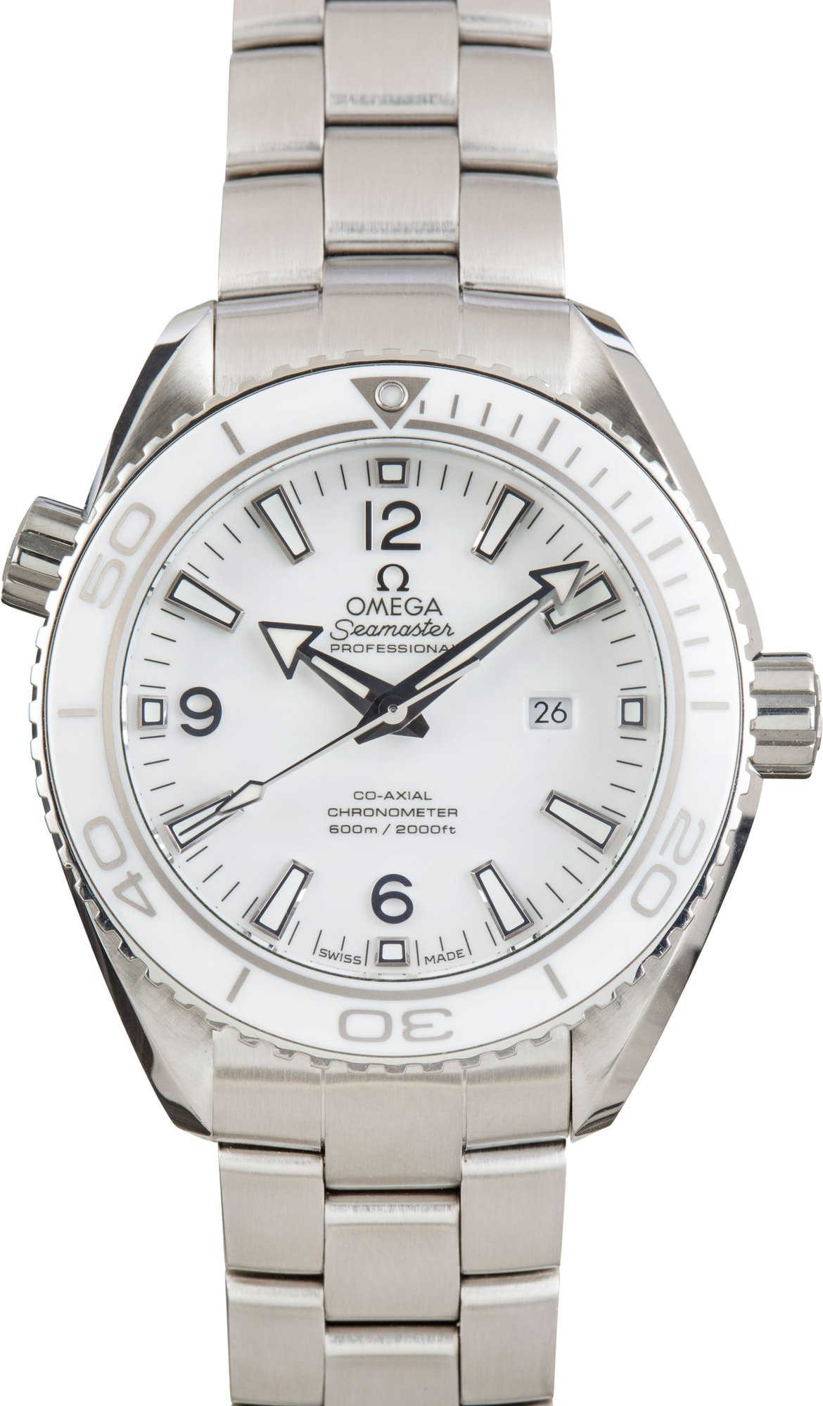 Omega Seamaster Planet Ocean 600M White Dial