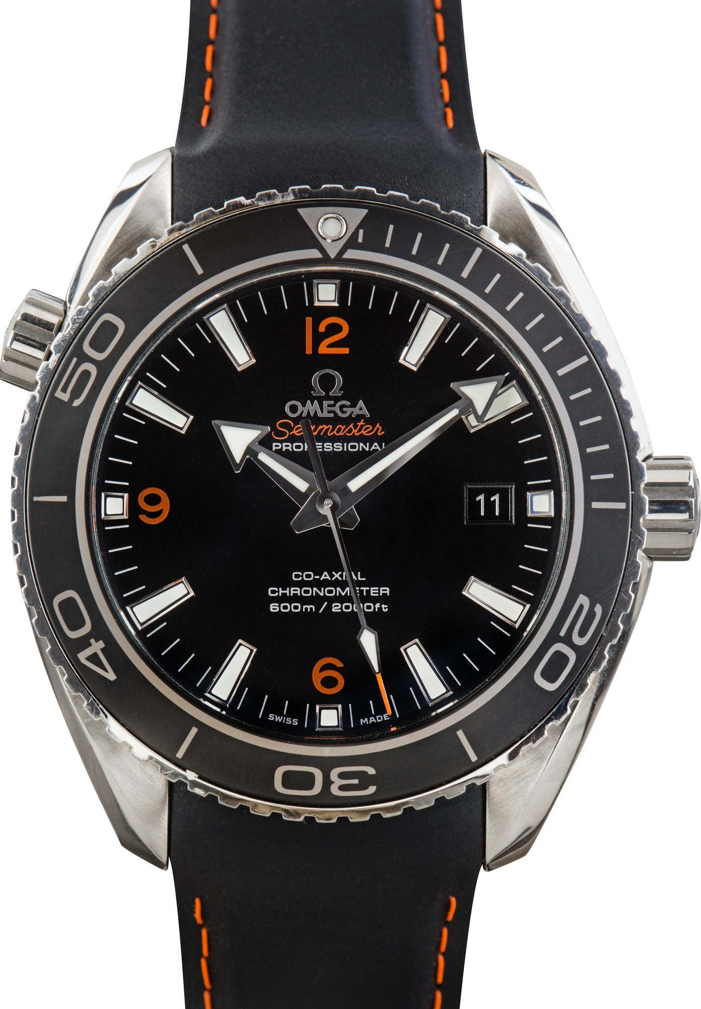 PreOwned Omega Seamaster Planet Ocean Co-Axial Black Dial