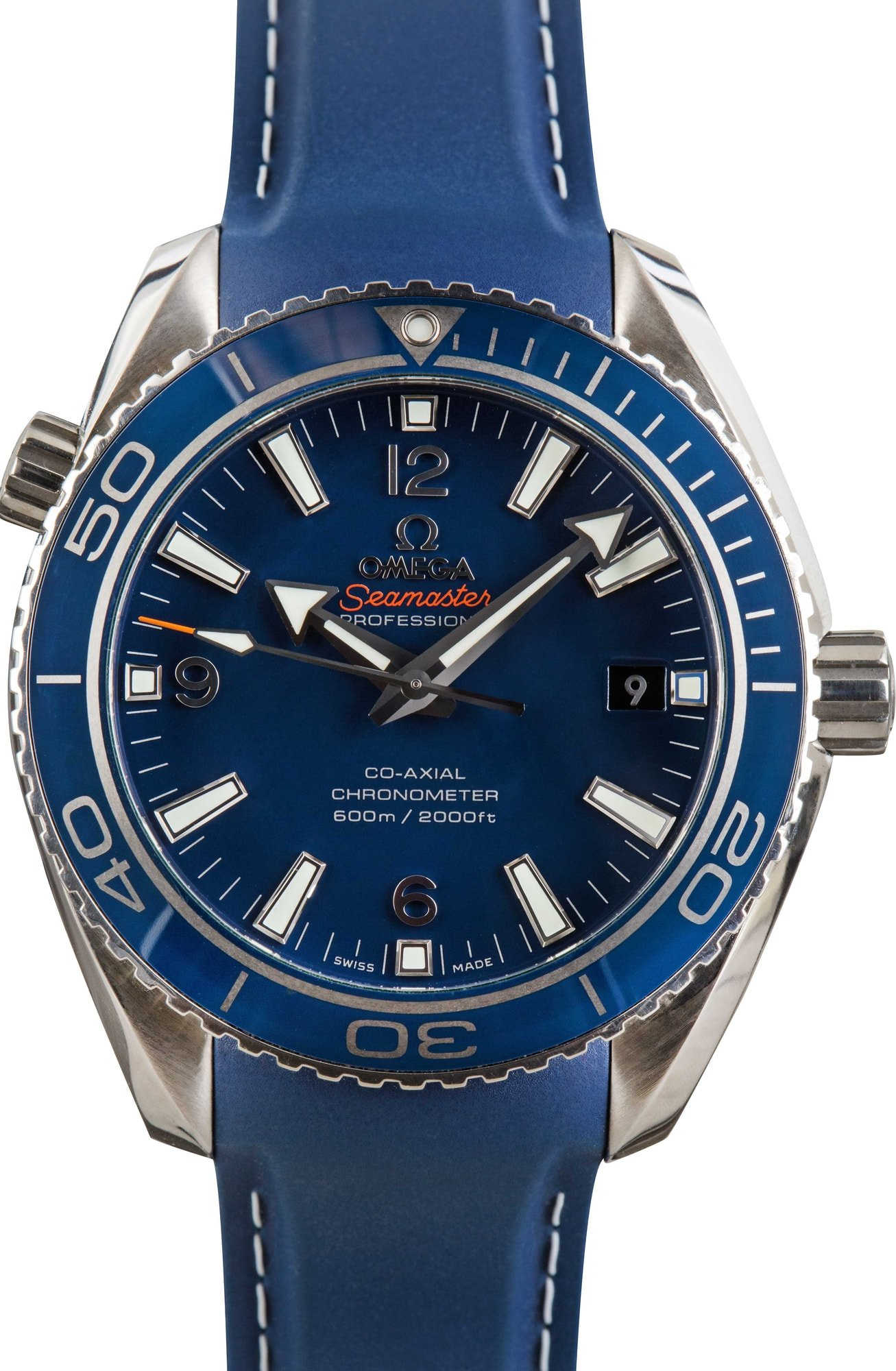 Omega Seamaster Planet Ocean 600M Titanium on Rubber
