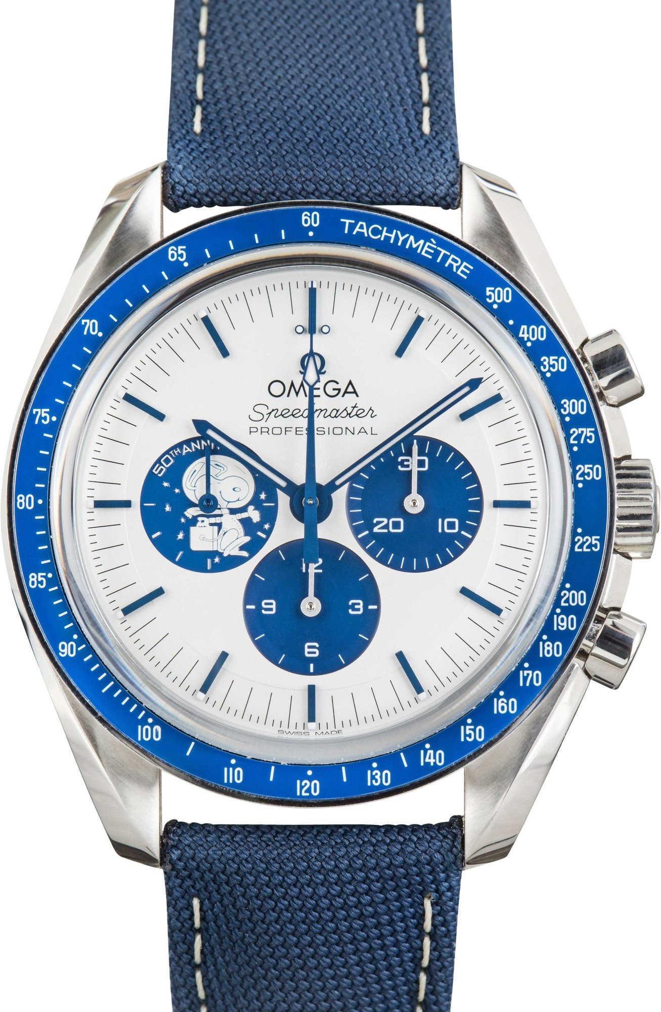 Omega Speedmaster Silver Snoopy Award