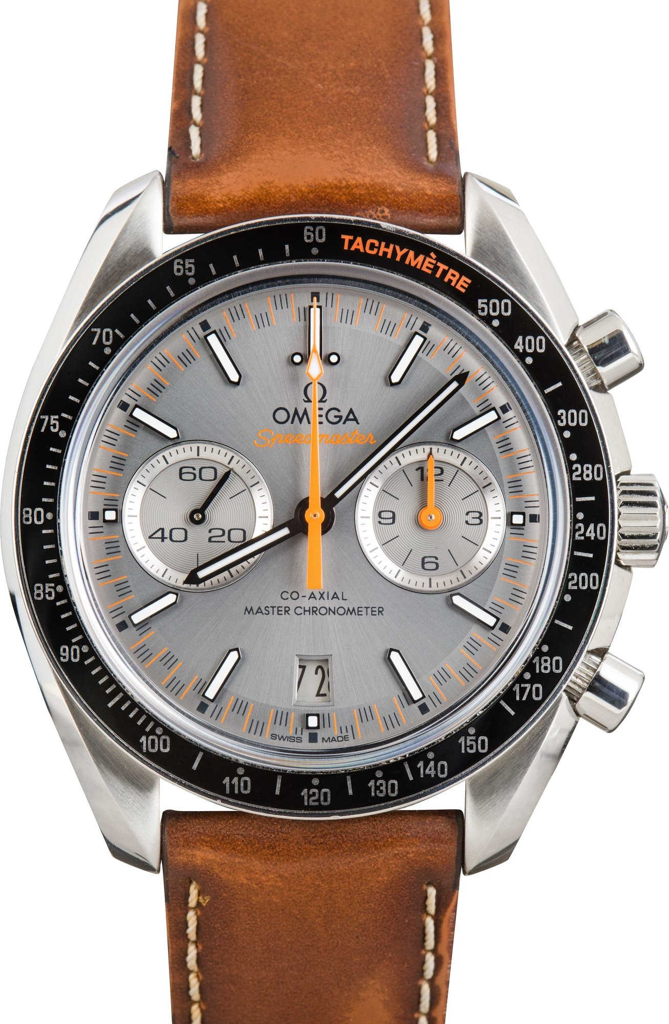 Pre-Owned Omega Speedmaster Racing Stainless Steel Grey Dial