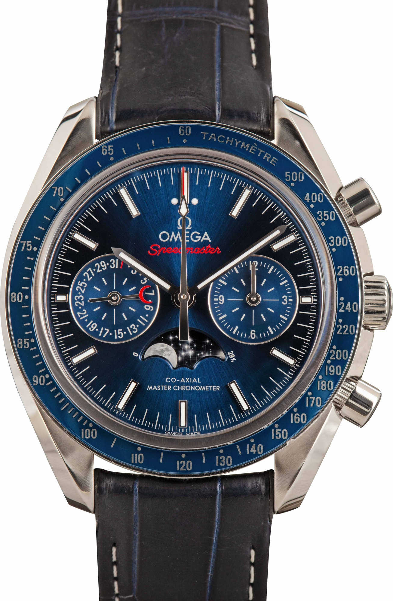 Buy Used OMEGA Speedmaster Moonphase 304.33.44.52.03.001 | Bob's