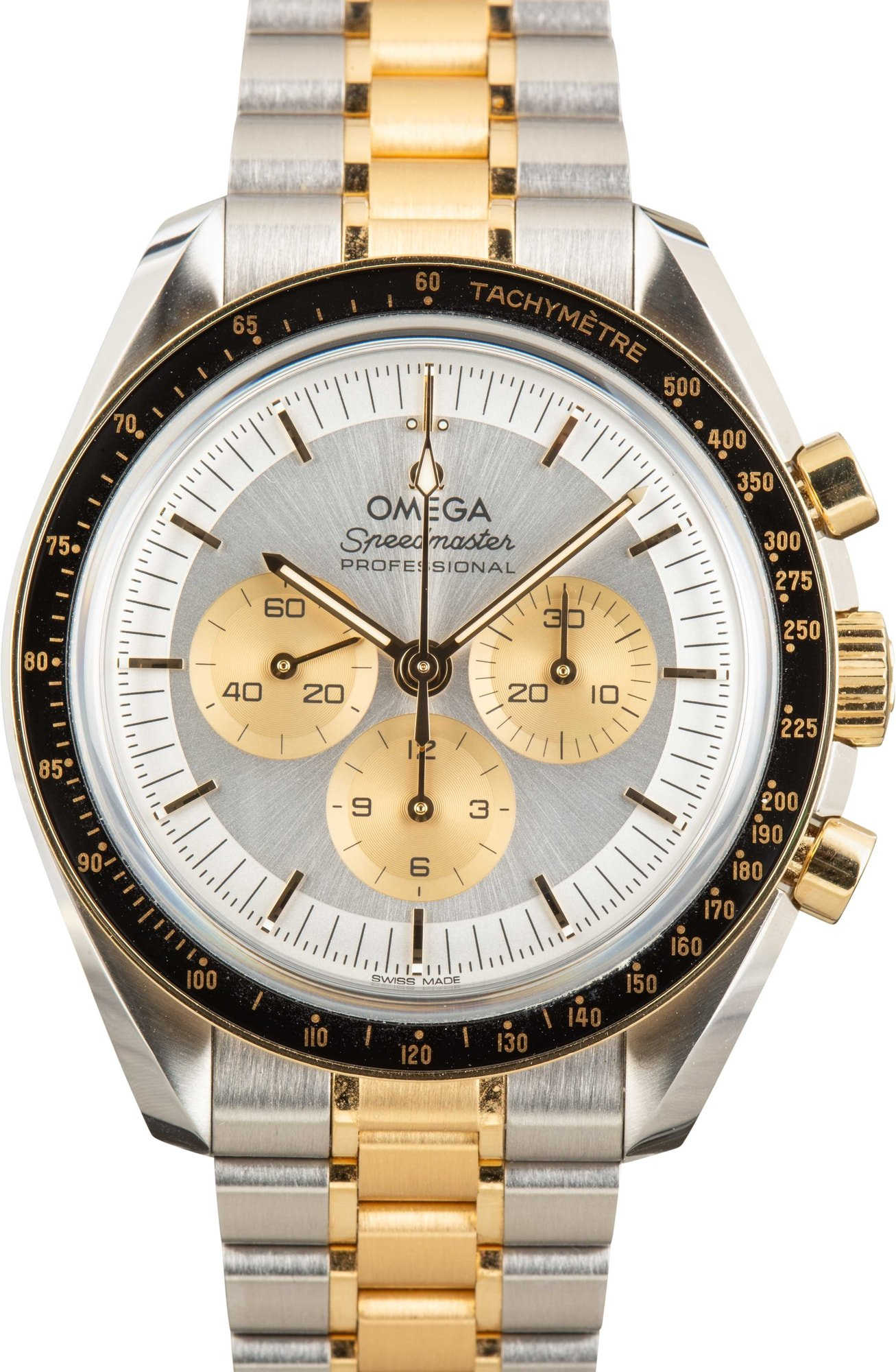 Omega Speedmaster Moonwatch Stainless Steel & Moonshine Gold