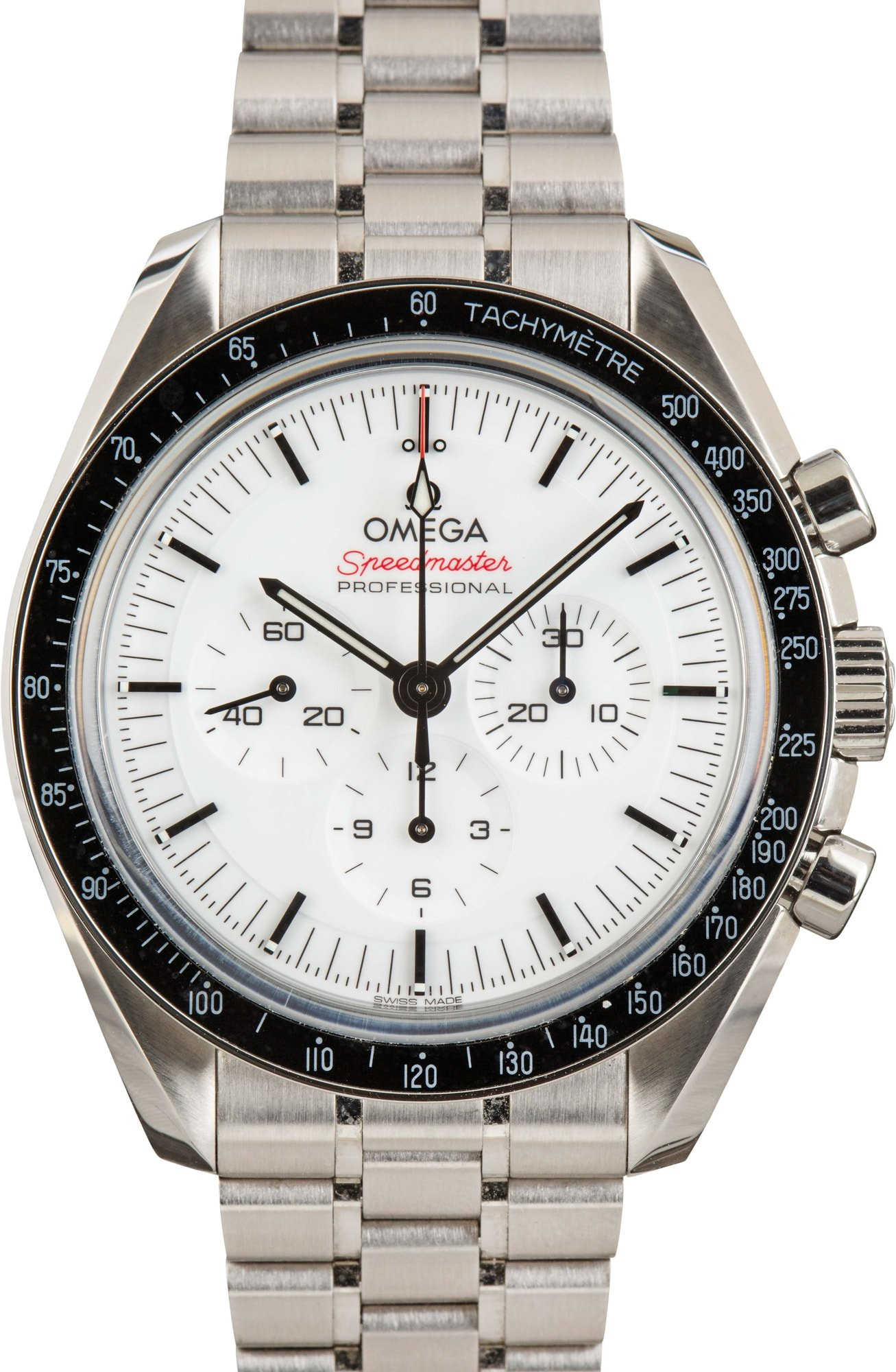 Omega Speedmaster Moonwatch White Index Dial