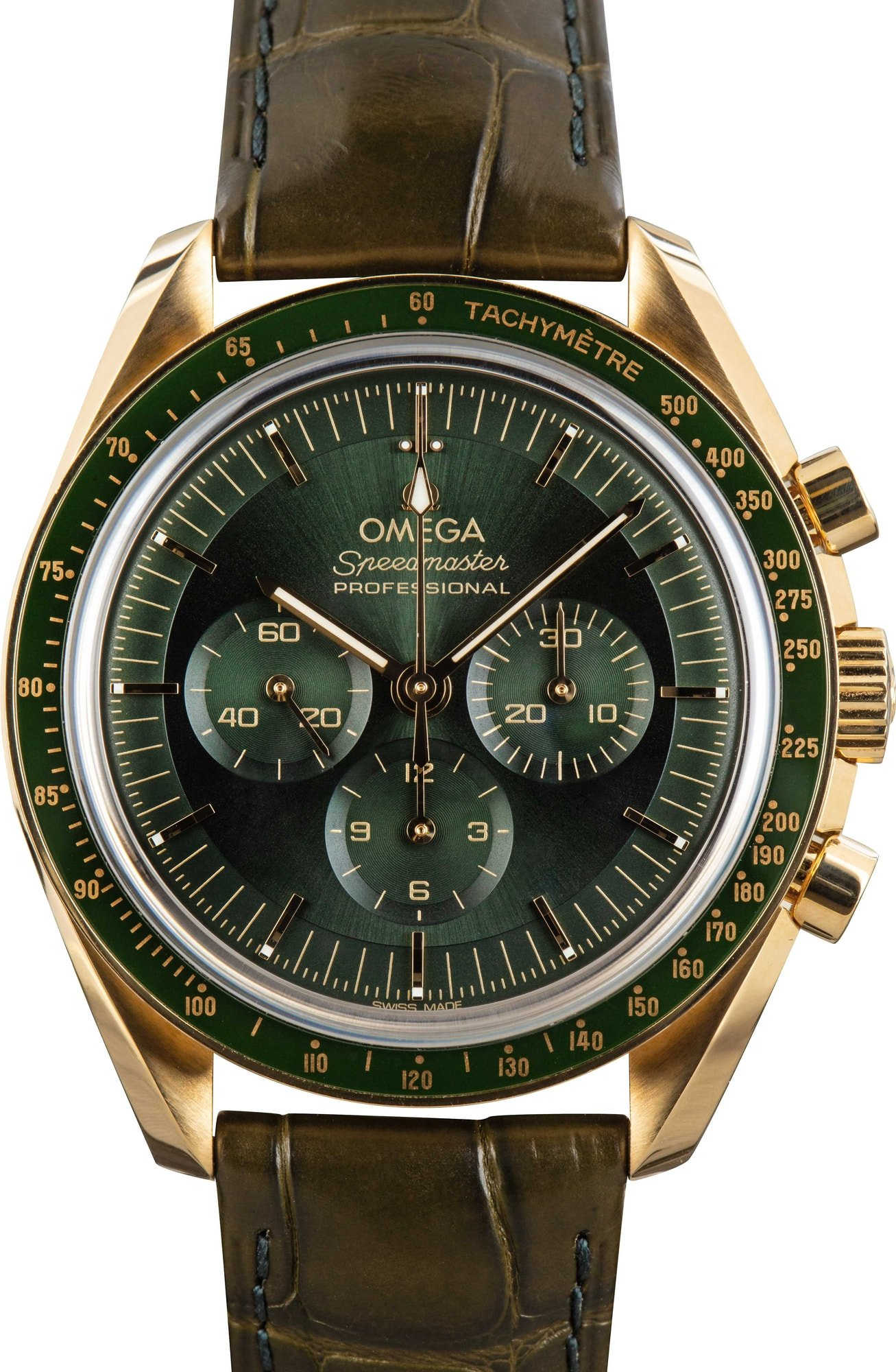 Omega Speedmaster Moonwatch Professional 18k Moonshine Gold