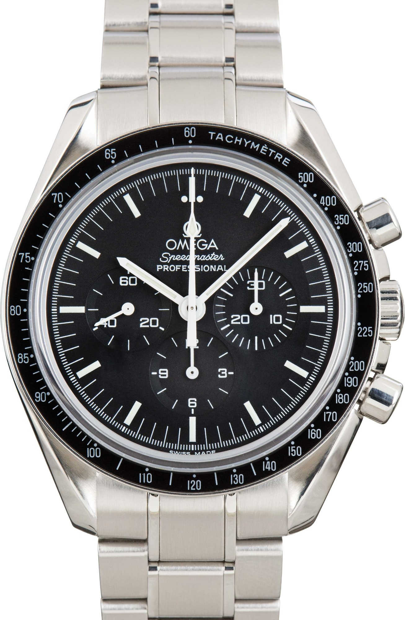 Used Omega Speedmaster Moonwatch 42MM Black Dial
