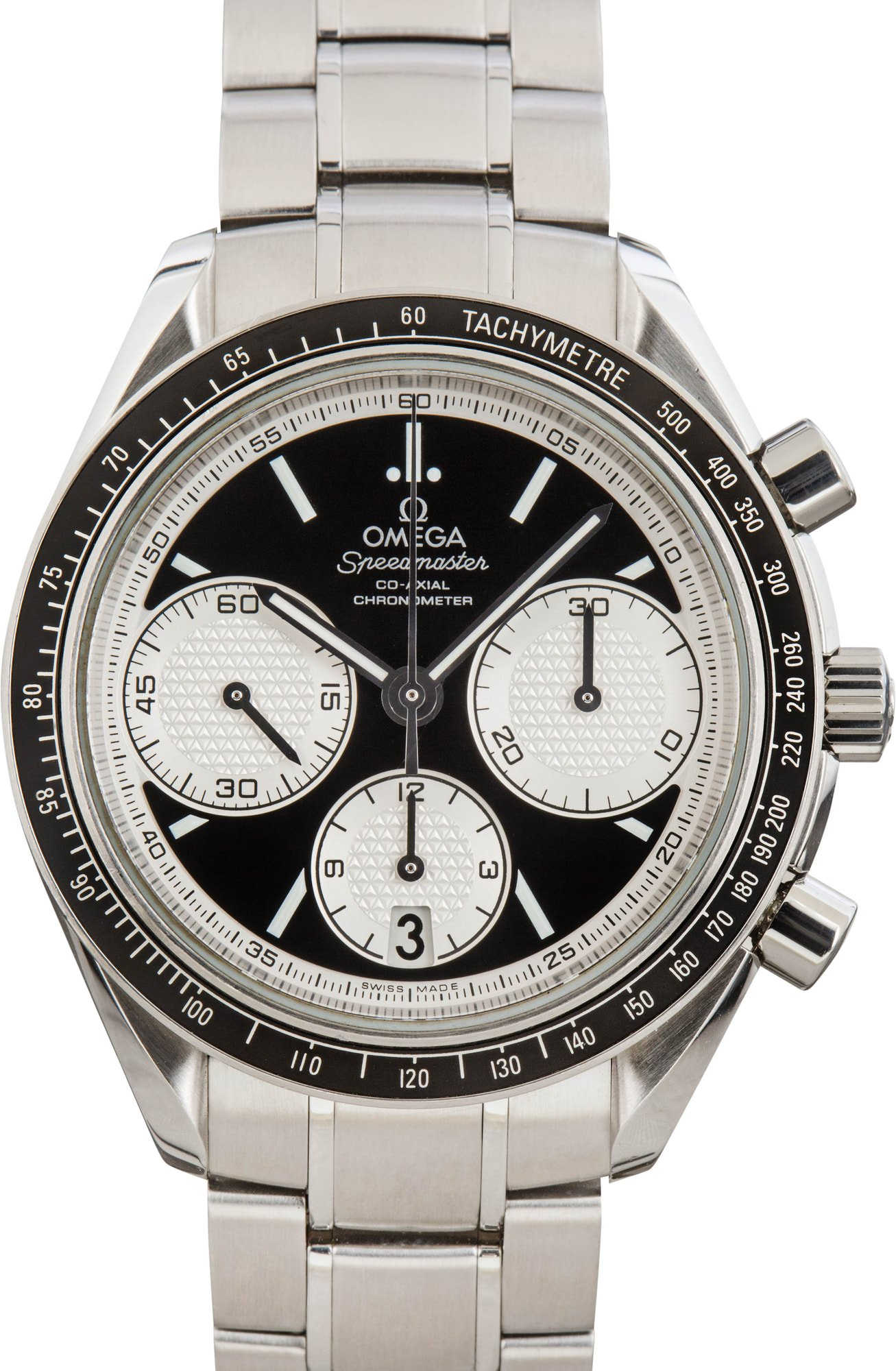 Omega Speedmaster Racing Black & Silver Dial