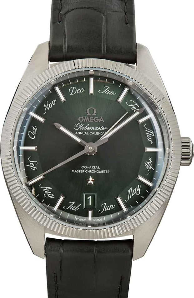 Omega Constellation Globemaster Steel on Leather Strap