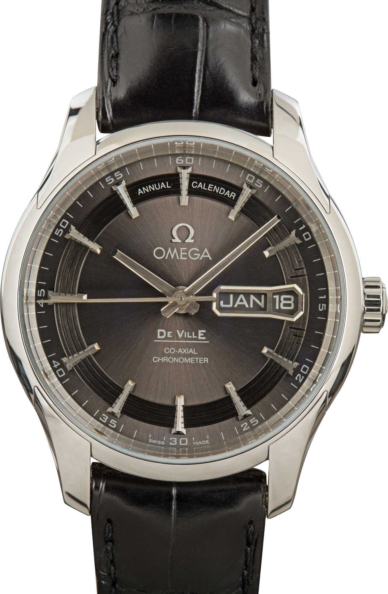 Omega De Ville Hour Vision Grey Dial
