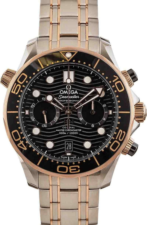 Omega seamaster 300 titanium sedna gold best sale