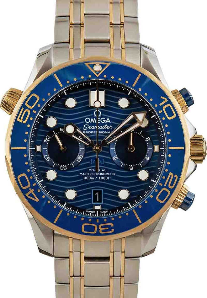 Omega Seamaster Pro 300M Blue Wave Dial