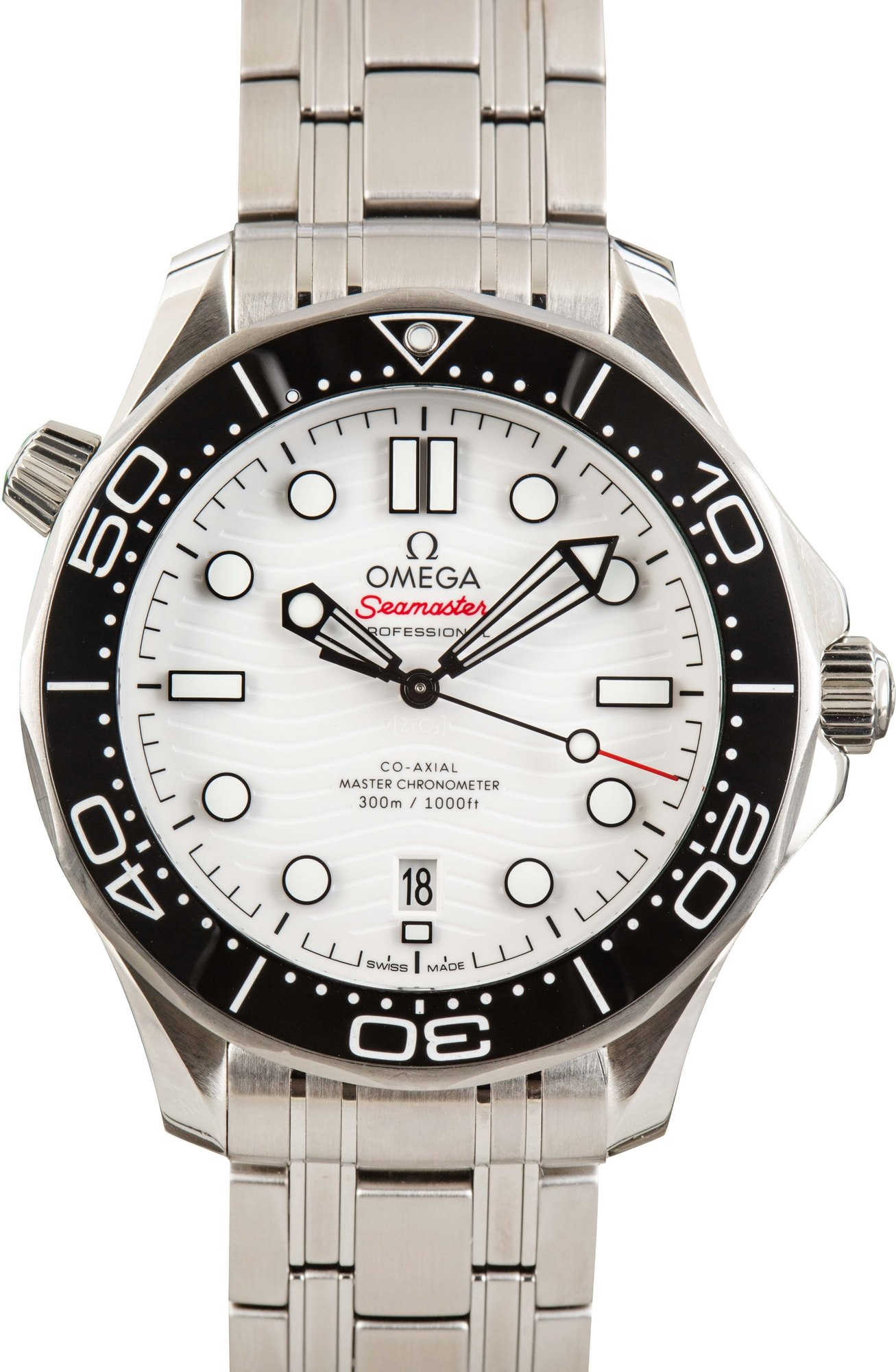 Omega 42MM Seamaster Diver White Dial