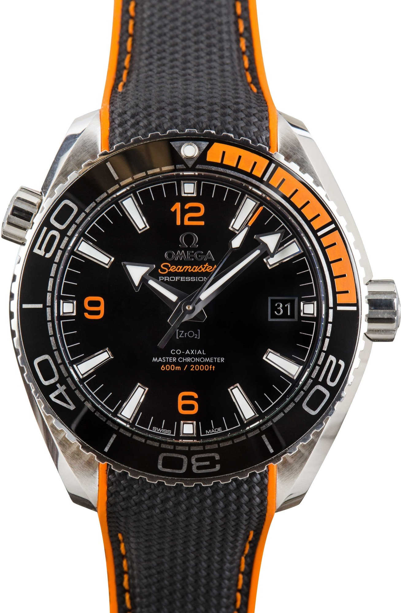 Omega Seamaster Planet Ocean 600M Co-Axial Black & Orange