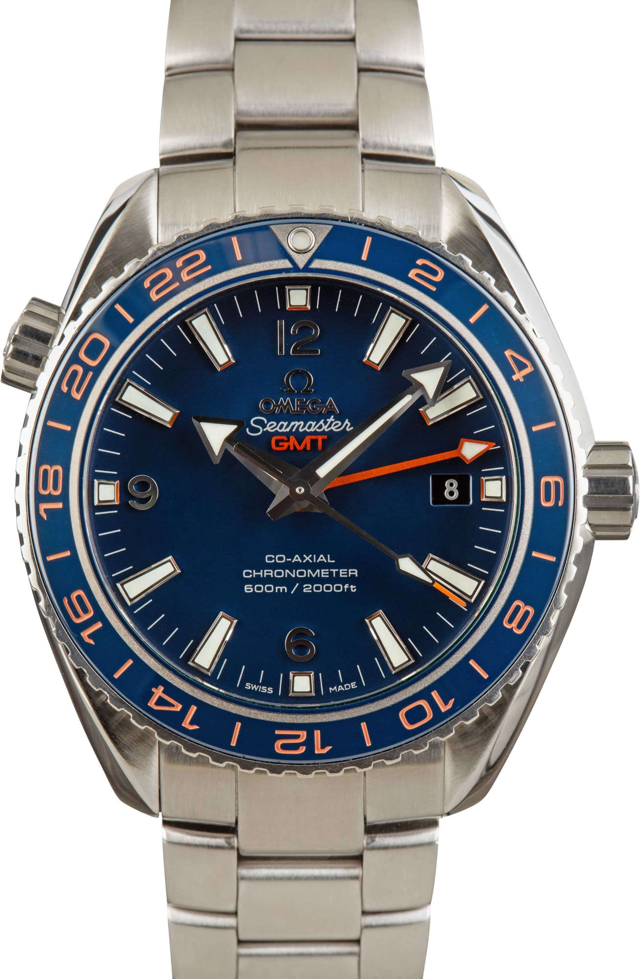 Omega seamaster gmt blue best sale