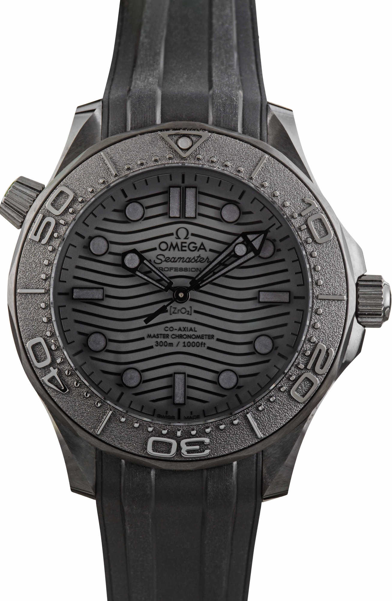 Pre-owned Omega Seamaster Black Ceramic