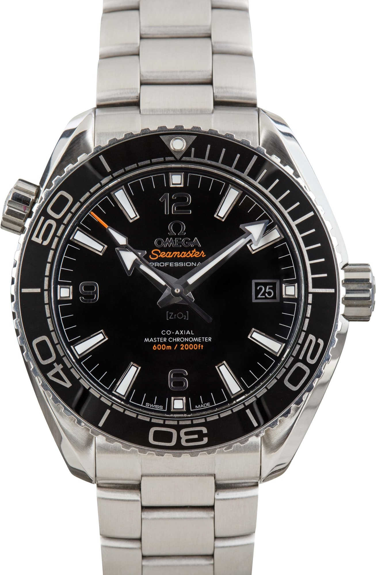 Omega Seamaster Planet Ocean Steel Black & Orange