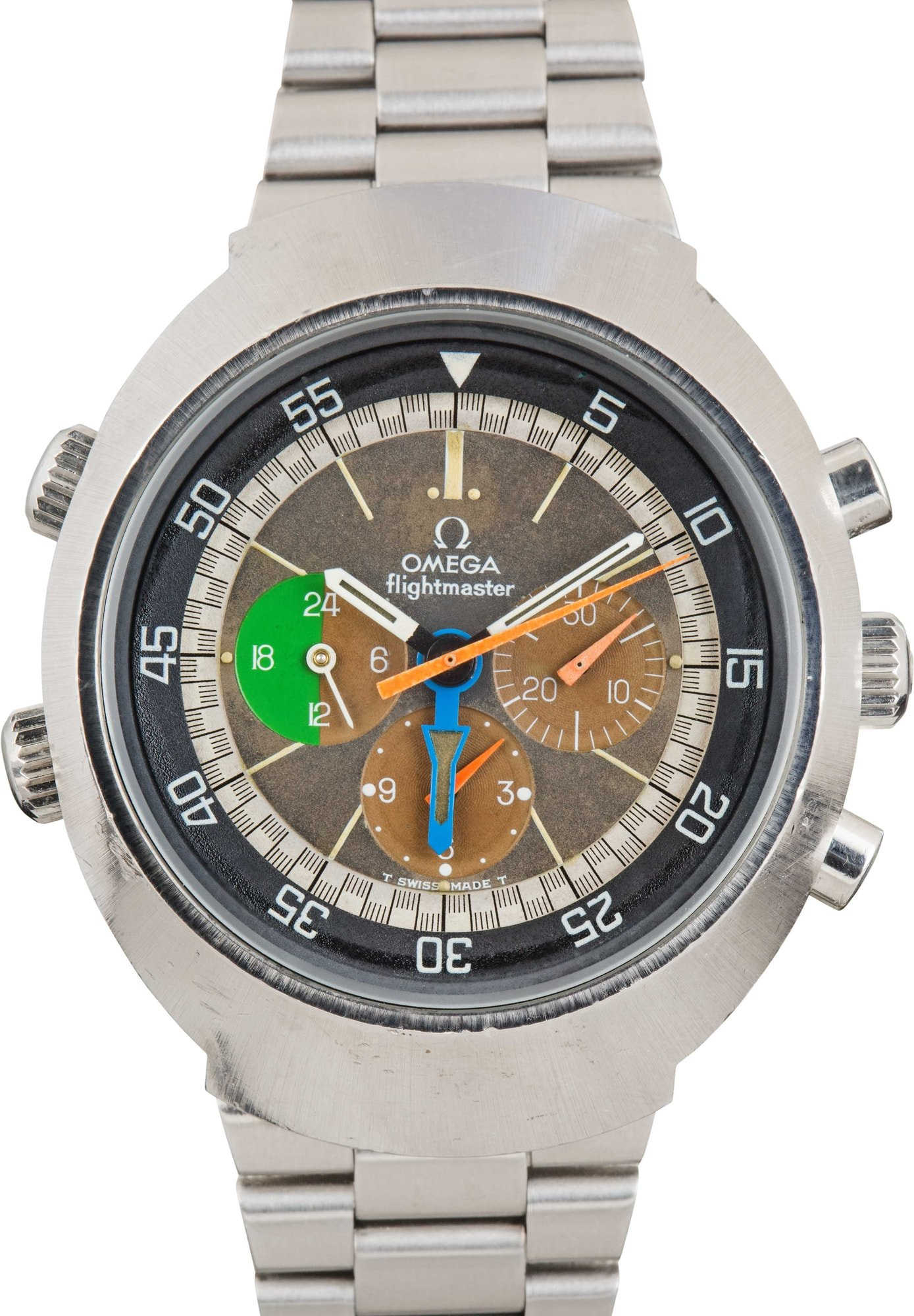 Vintage Omega Flightmaster 145.013 Tropical Dial