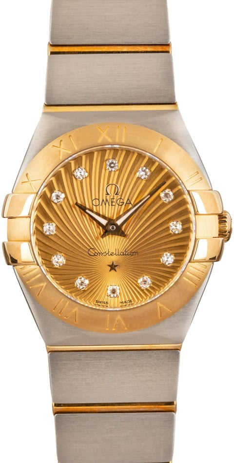 Ladies Omega Constellation Supernova Diamond Dial