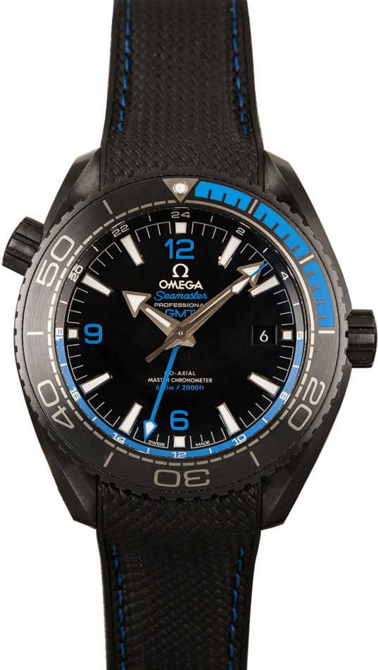 Omega Seamaster Planet Ocean Ref. 215.92.46.22.01.002 "Deep Black" MoonWatch