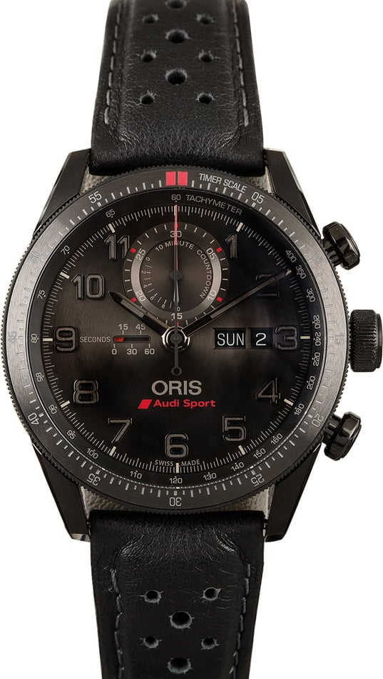 Oris Chronograph Audi Sport Limited Edition II Black Dial