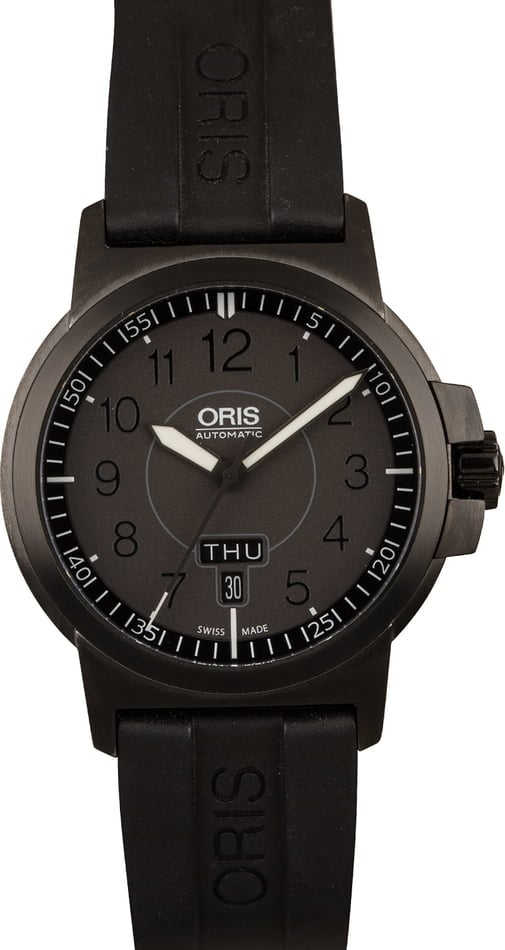 PreOwned Oris Chronoris Date Leather Strap
