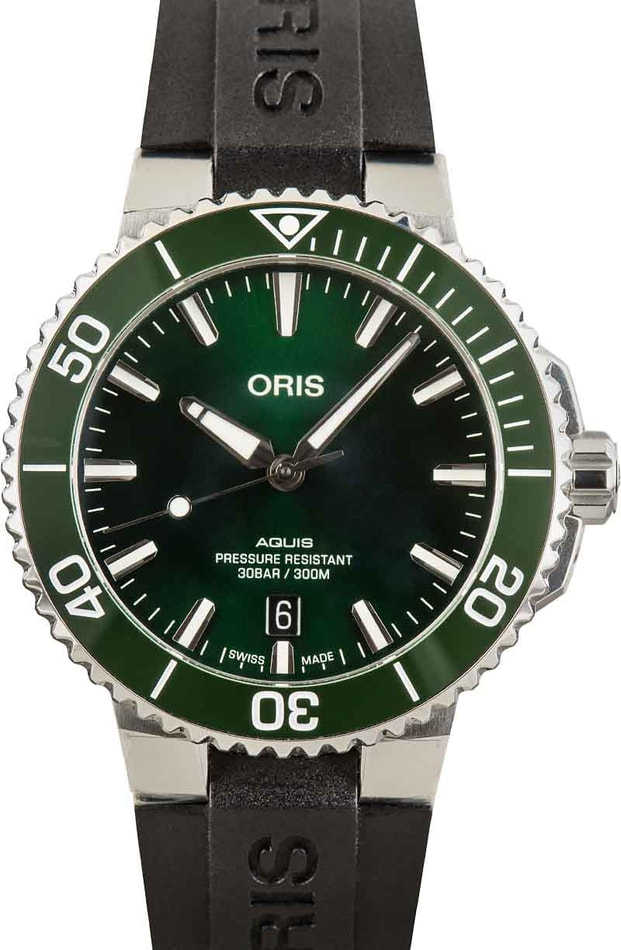 Oris Aquis Date Green Dial & Bezel