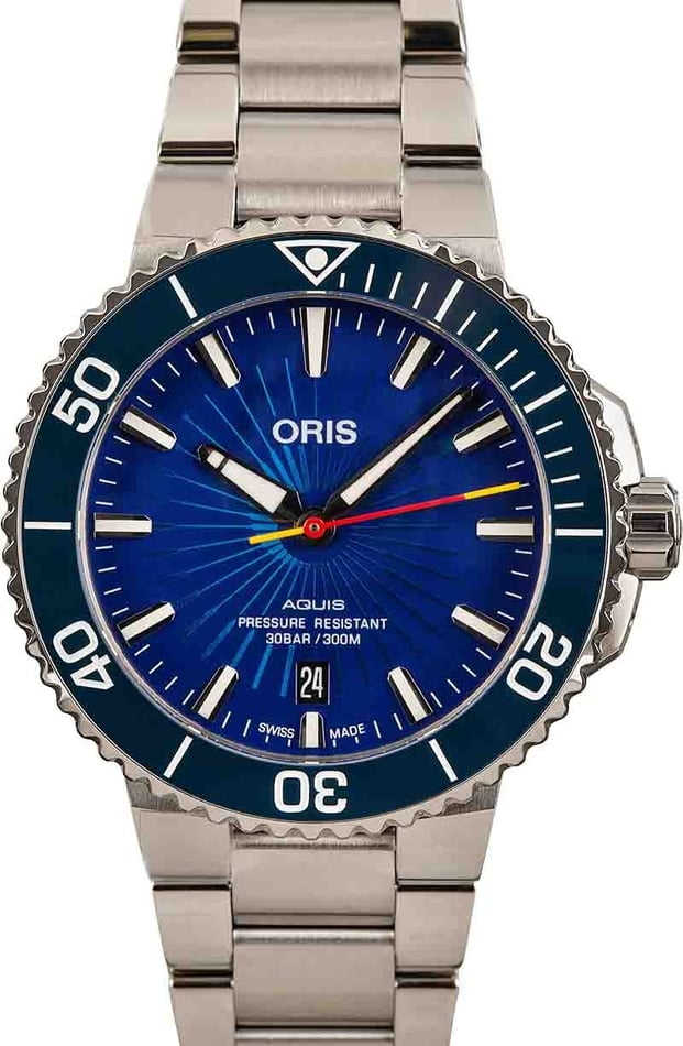 Buy Oris Aquis 01 733 7766 4185-Set | Bob's Watches - Sku