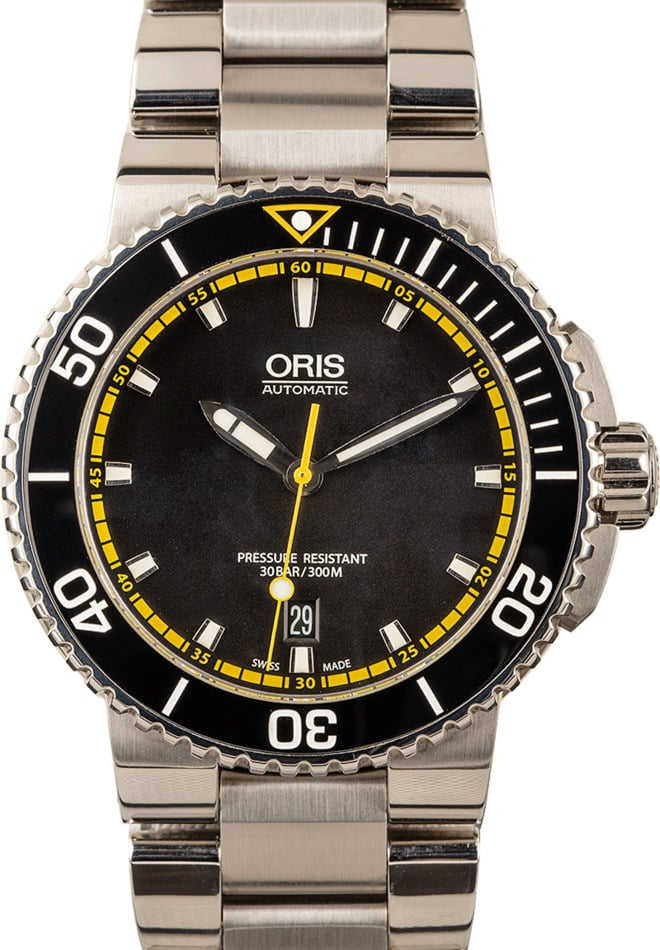 Buy Oris Aquis 01 733 7653 4127-07 8 26 01PEB | Bob's Watches