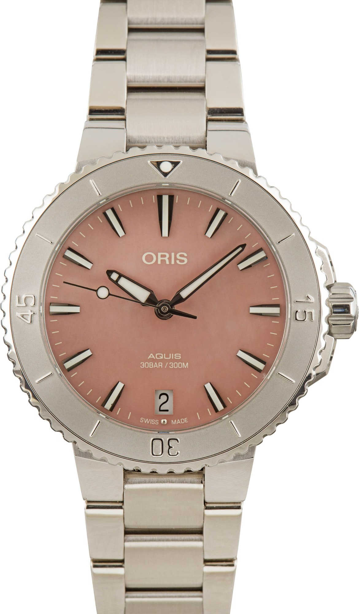 Oris Aquis Date Pink Dial