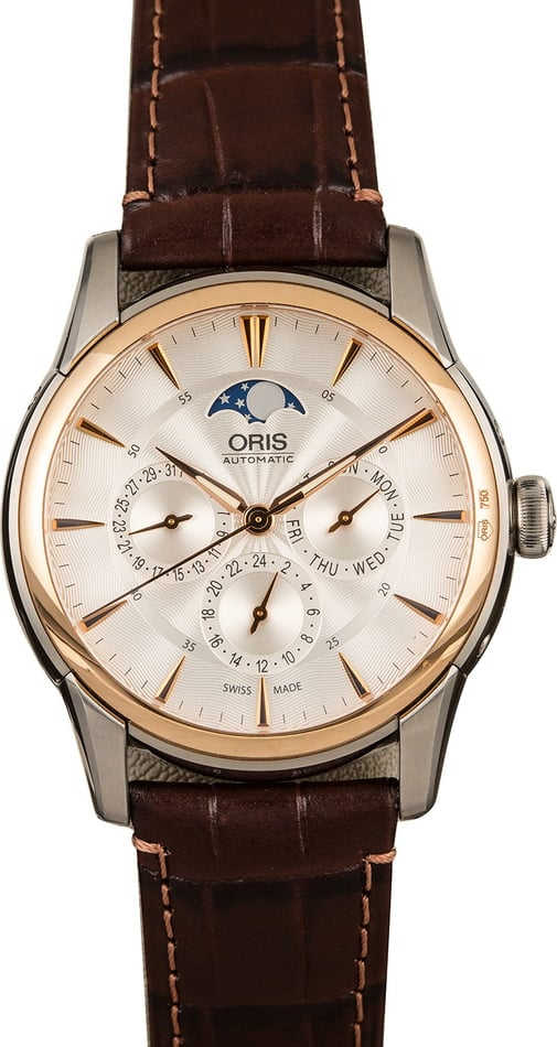Buy Used Oris Artelier Complication 01 582 7689 6351-07 5 21