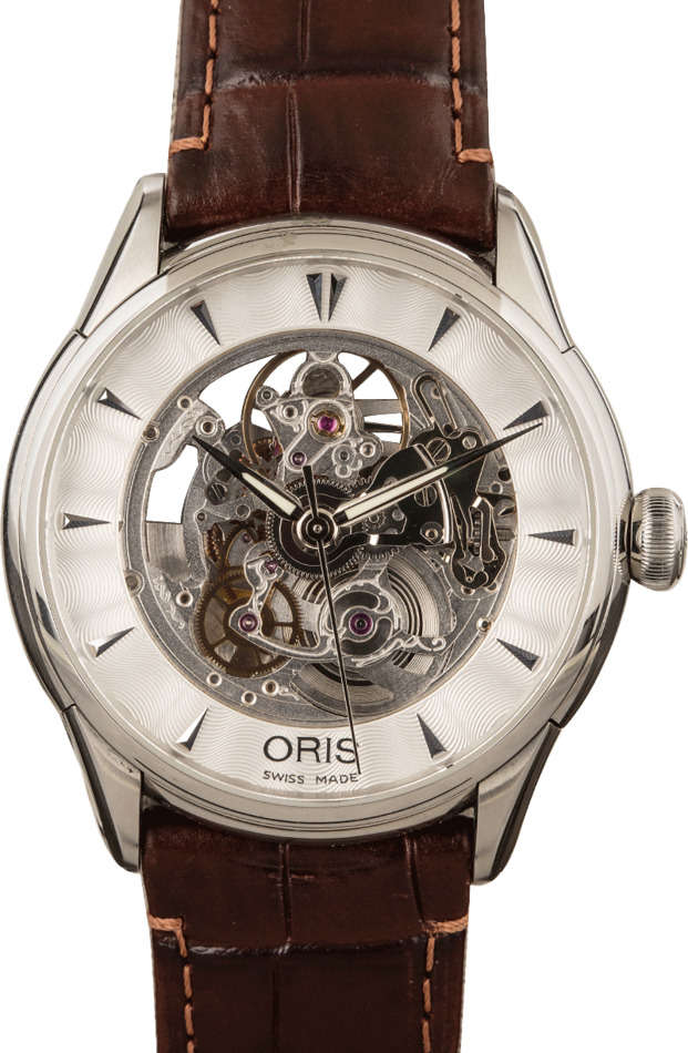 Buy Like New Oris Artelier 01 734 7591 4051 07 5 21 70FC Bob s Watches Sku 145676