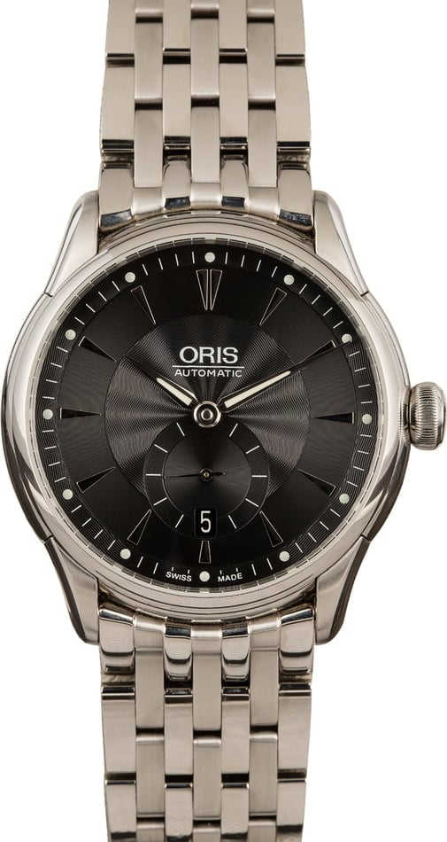 Buy Used Oris Artelier Small Second 01 623 7582 4074-07 8 21
