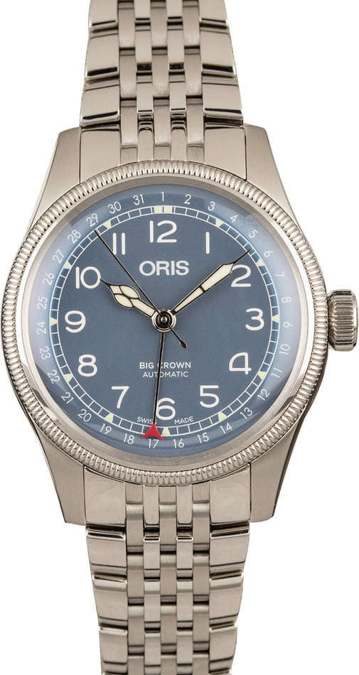 Oris big crown pointer date used best sale