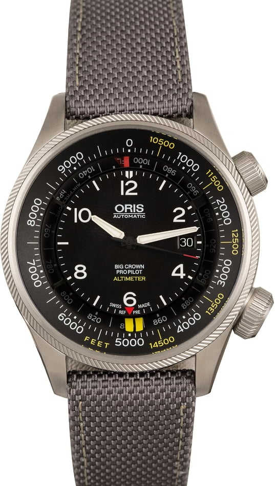Oris Big Crown Pro Pilot Altimeter Black Dial 47MM