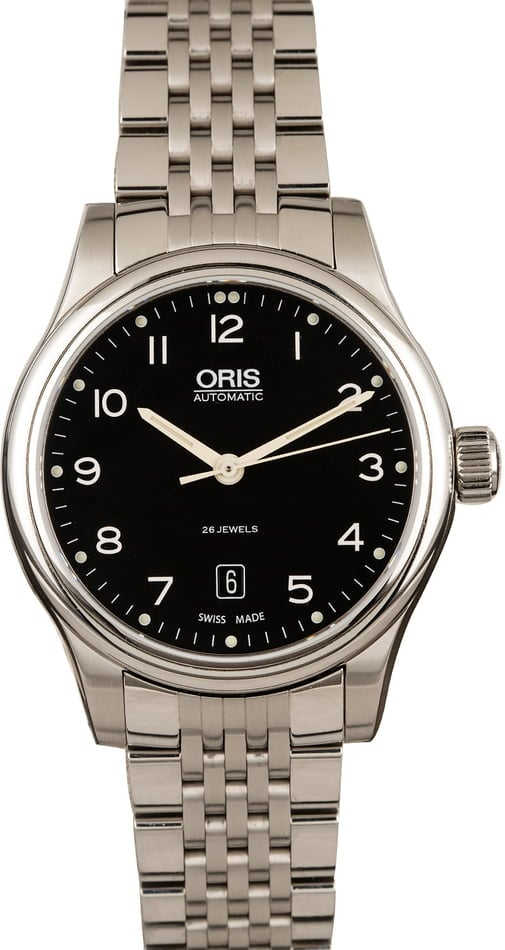 Oris Classic Date Black Dial