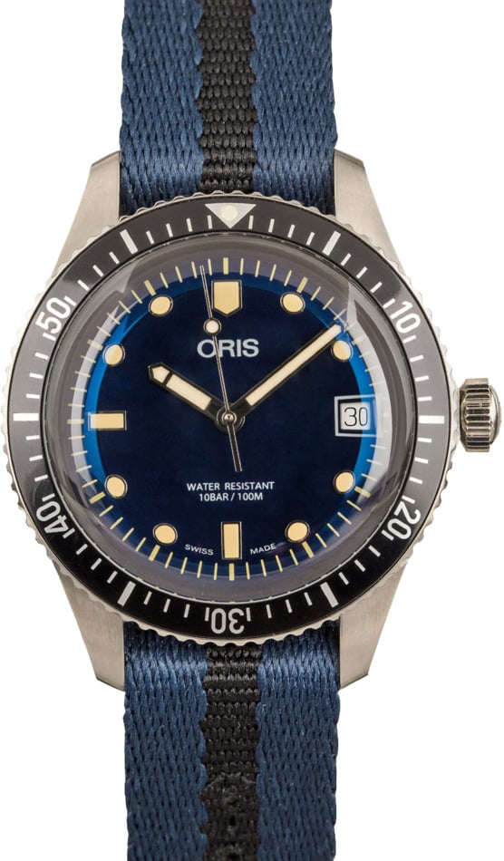 Buy Oris Divers Sixty Five 01 733 7747 4055 07 5 17 28 Bob s Watches Sku 7747 4055 07