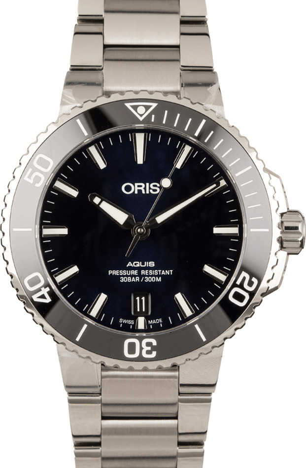 Oris Aquis Date Blue Dial 39.5MM