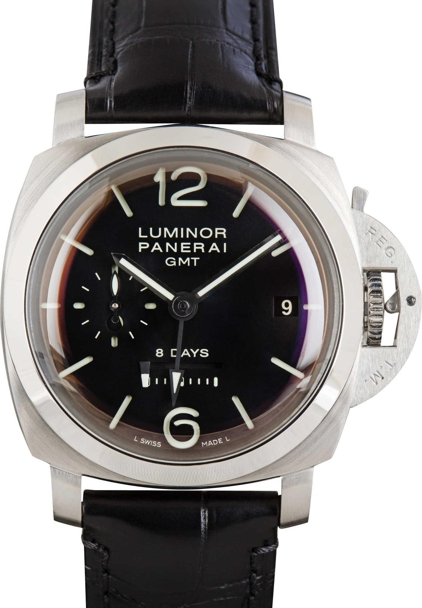 Luminor 1950 ブラック Panerai Luminor 1950 - Black Quarter Arabic Dial
