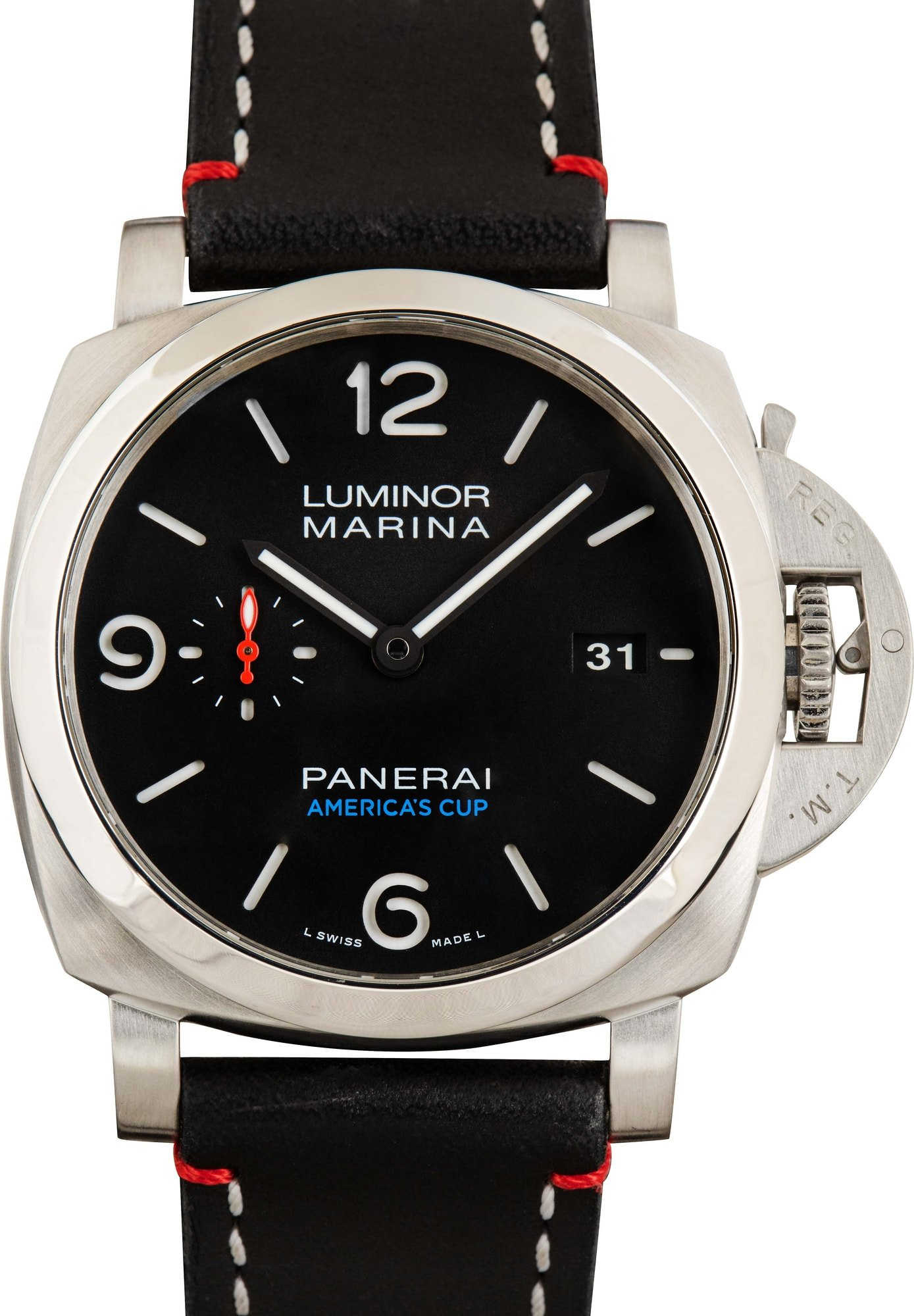 Panerai Luminor Marina 1950 Softbank Team Japan 3 Days Automatic Acciaio Black Dial