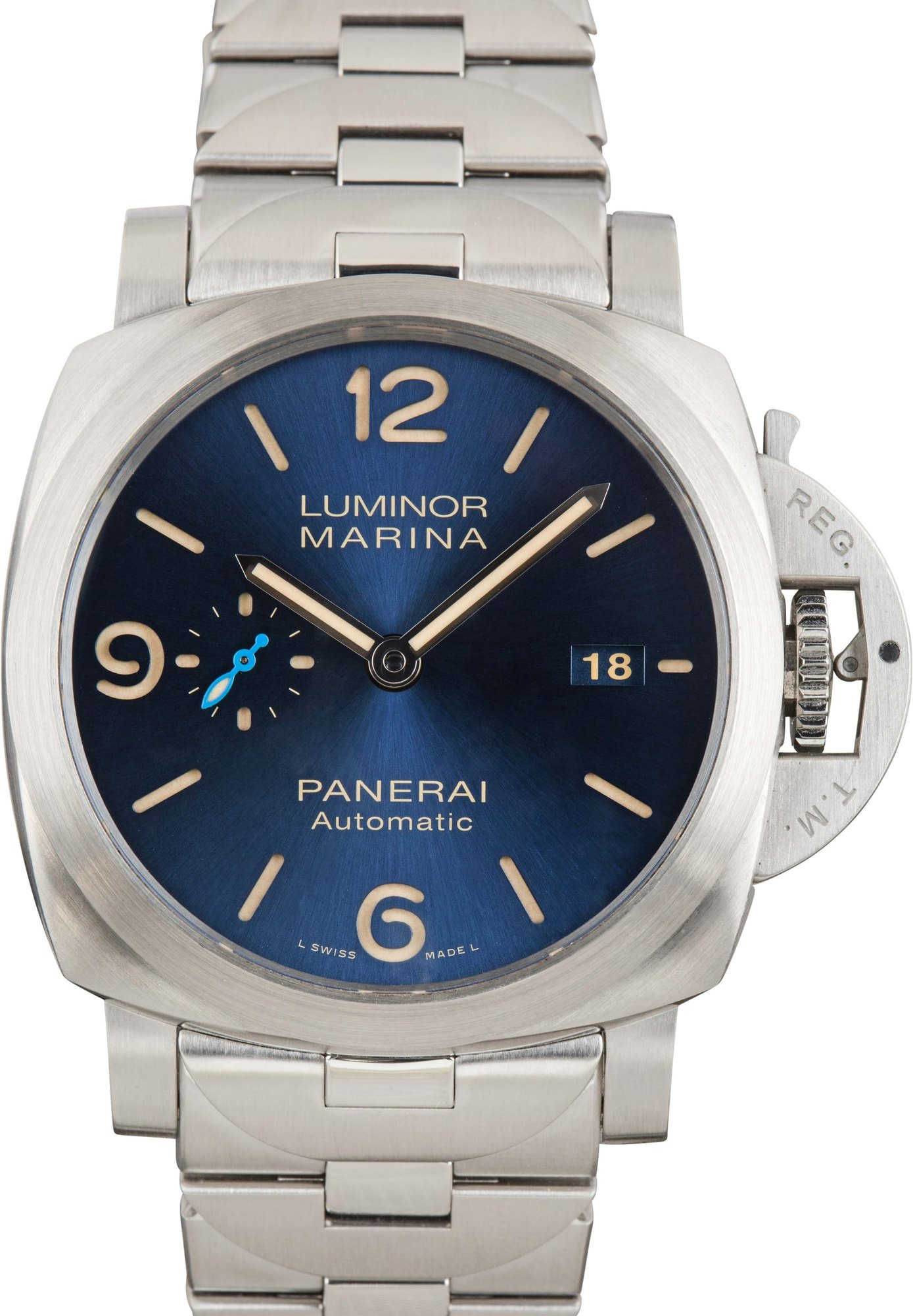 Panerai Luminor Marina PAM01058 Blue Dial