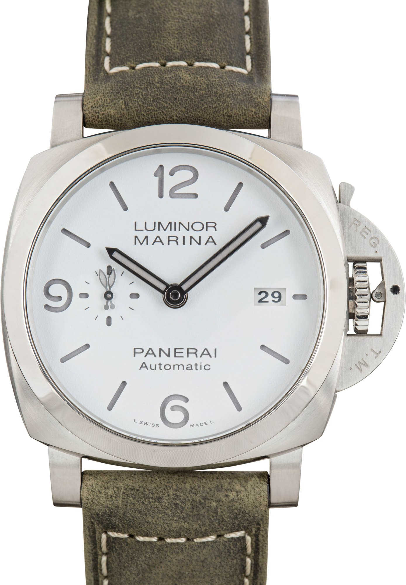 Panerai Luminor Marina Ref PAM01314 White Dial