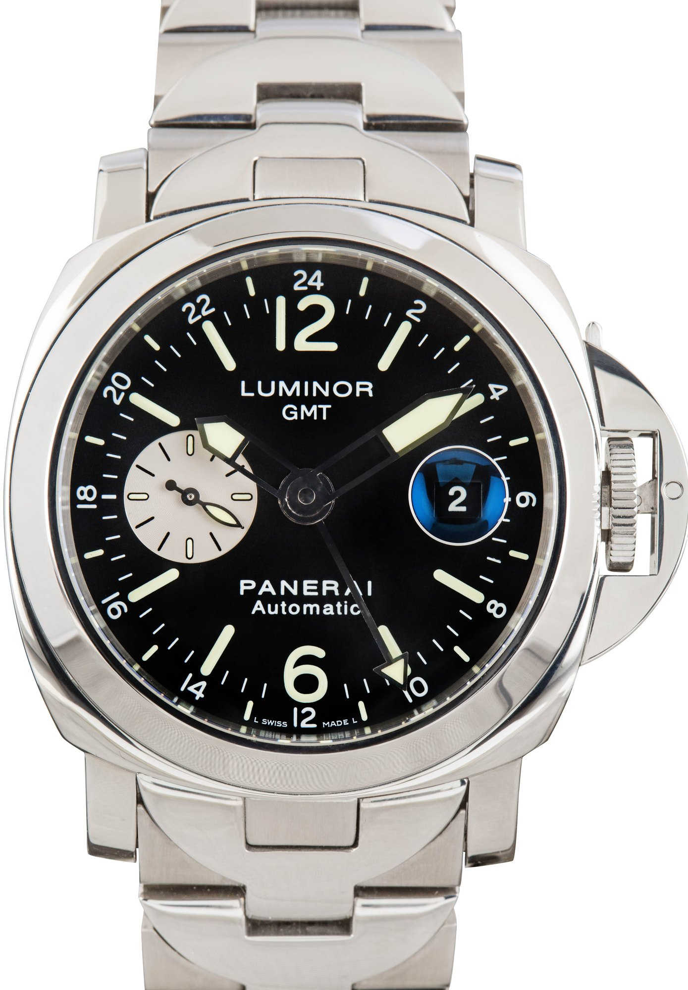 Panerai Luminor GMT PAM00088 Stainless Steel
