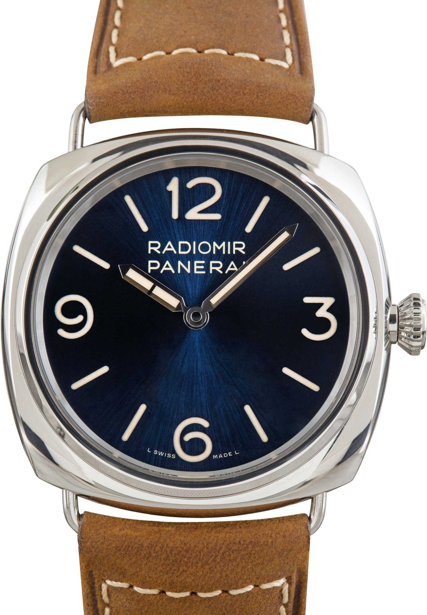 Panerai Radiomir Officine Blue Dial PAM01383 Stainless Steel