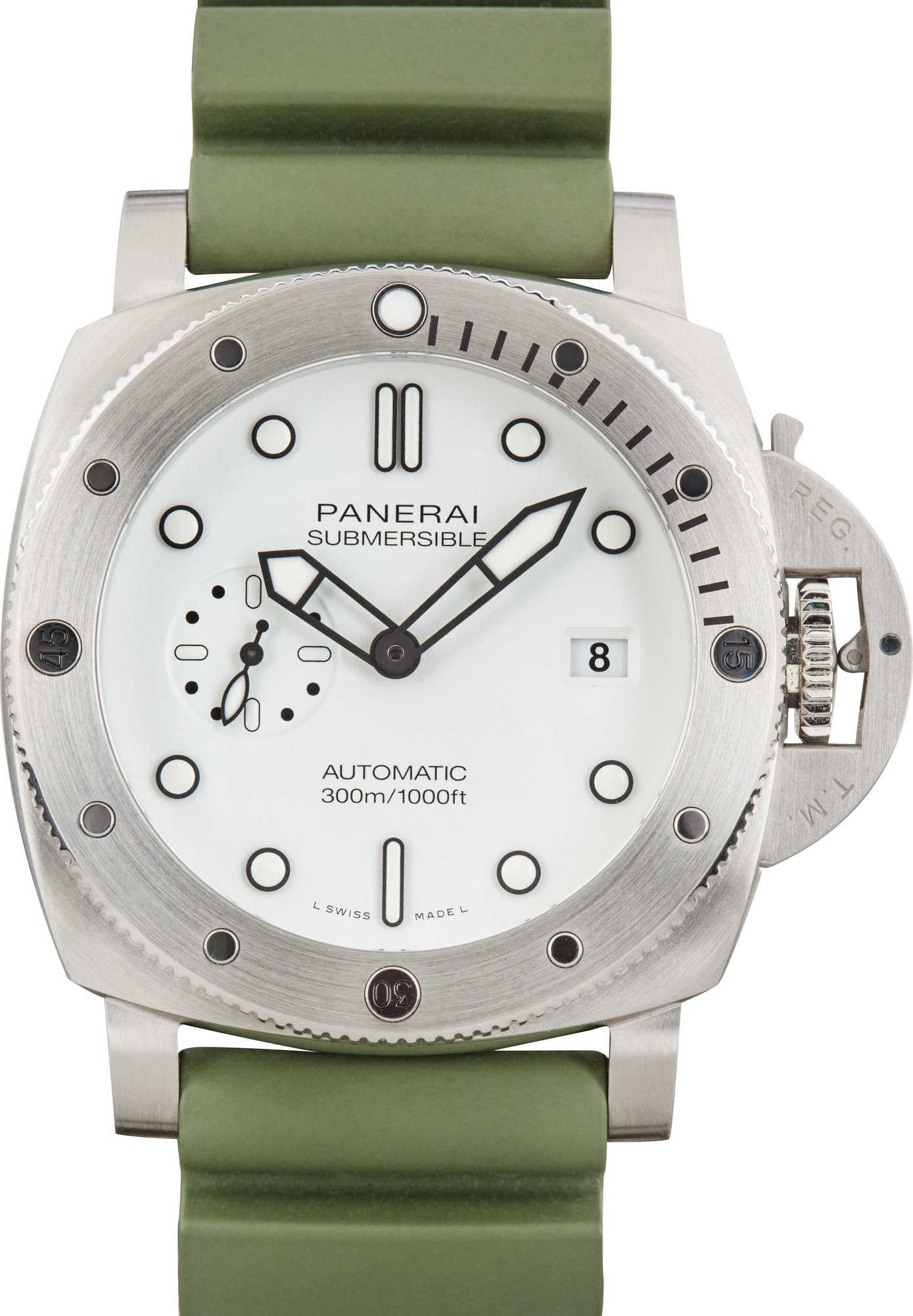 Panerai Submersible QuarantaQuattro Bianco PAM01226 White Dial