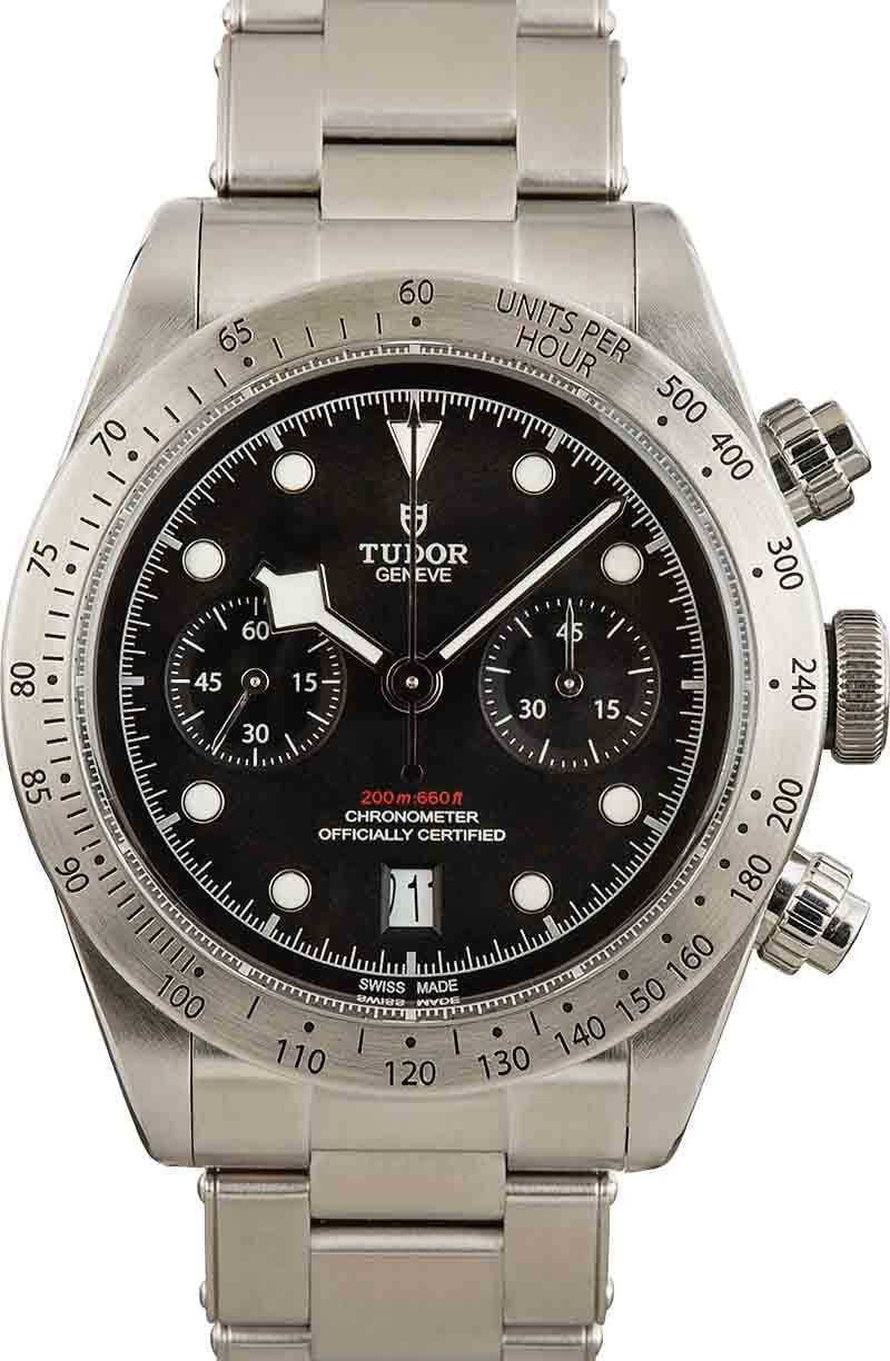 PreOwned Tudor Black Bay Chrono 79350